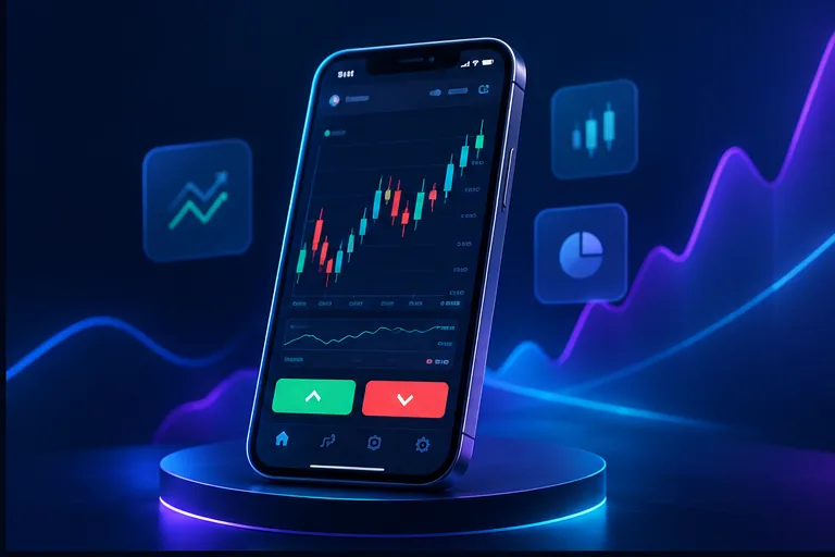 Mobile phone trading illustration